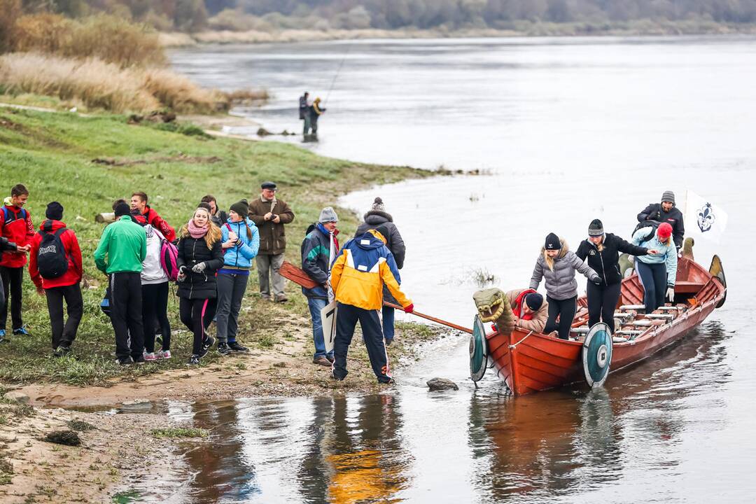 Vikingų laivai Zapyškyje
