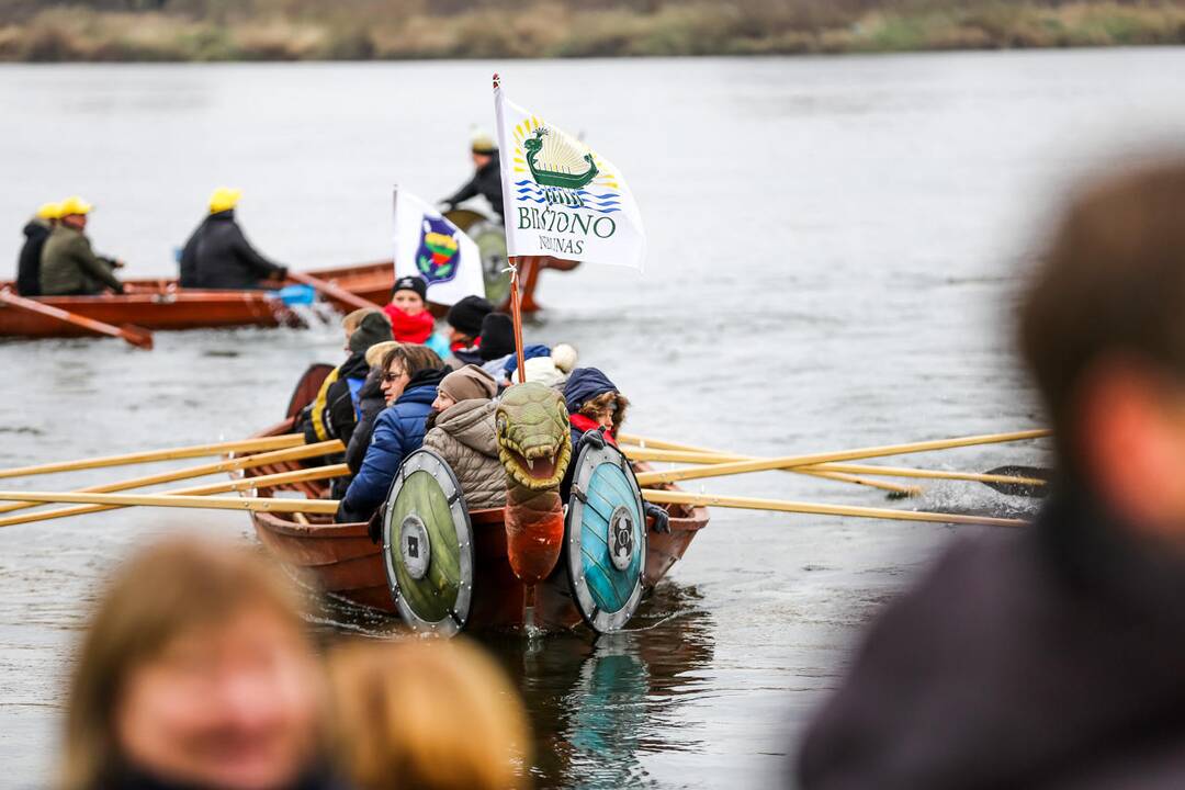 Vikingų laivai Zapyškyje