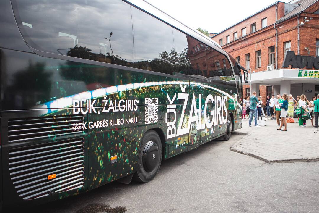 Kelionė "Žalgirio" autobusu