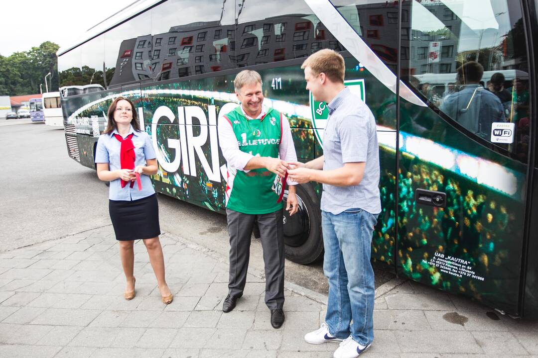 Kelionė "Žalgirio" autobusu