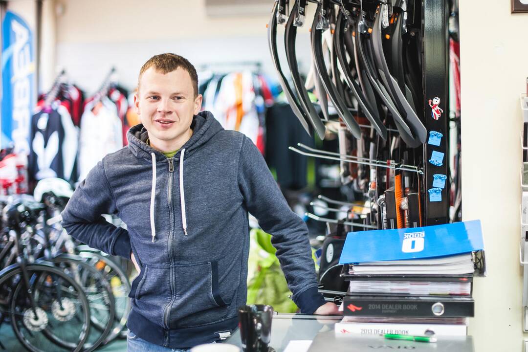 Verslo idėja kilo minant pedalus