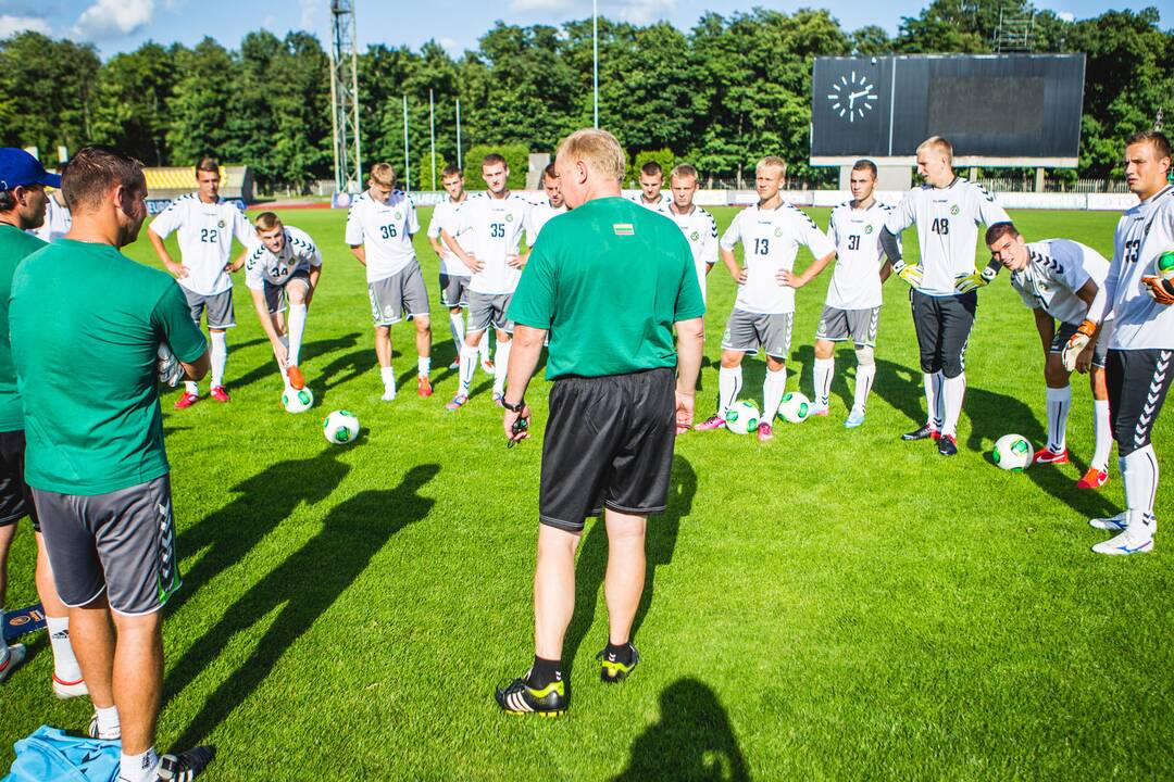Lietuvos rinktinė ruošiasi Europos U-19 futbolo čempionatui