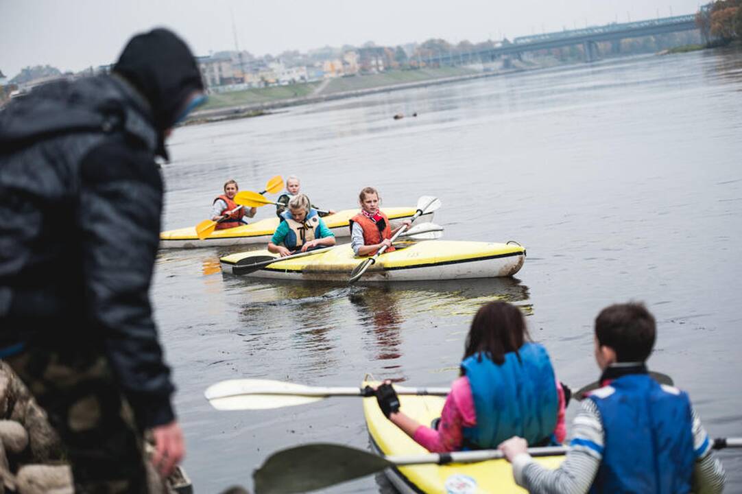 Irklavimo varžybos Nemuno saloje