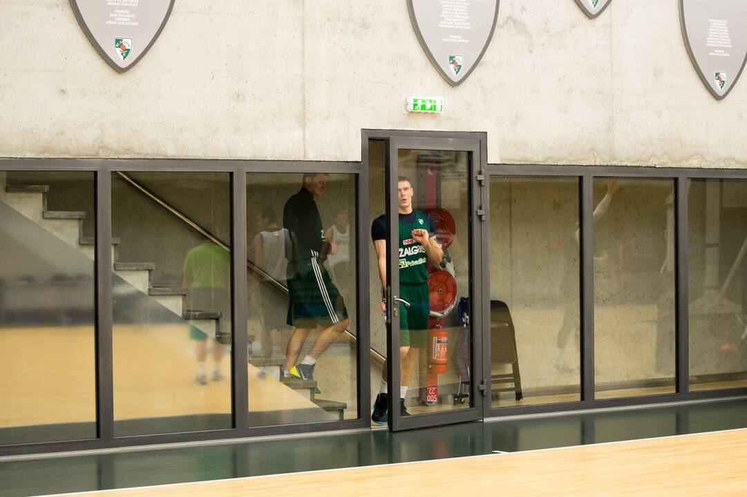 "Žalgirio" treniruotė prieš susitikimą su Maskvos CSKA