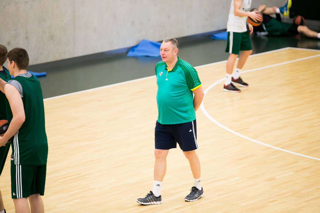 "Žalgirio" treniruotė prieš susitikimą su Maskvos CSKA