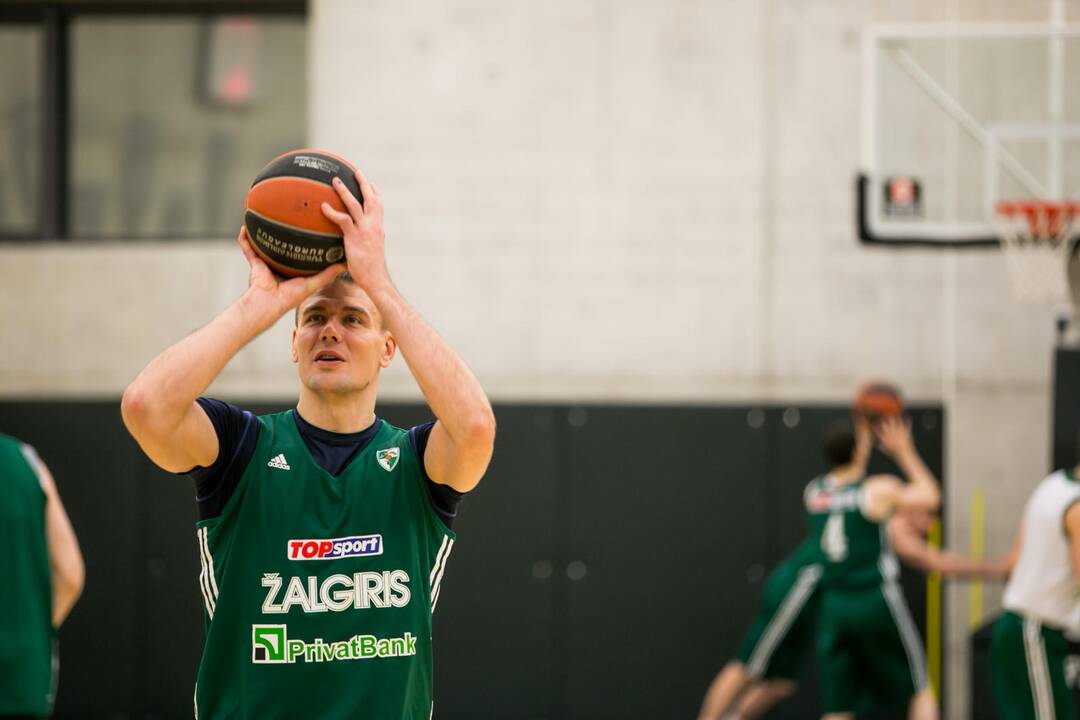 "Žalgirio" treniruotė prieš susitikimą su Maskvos CSKA