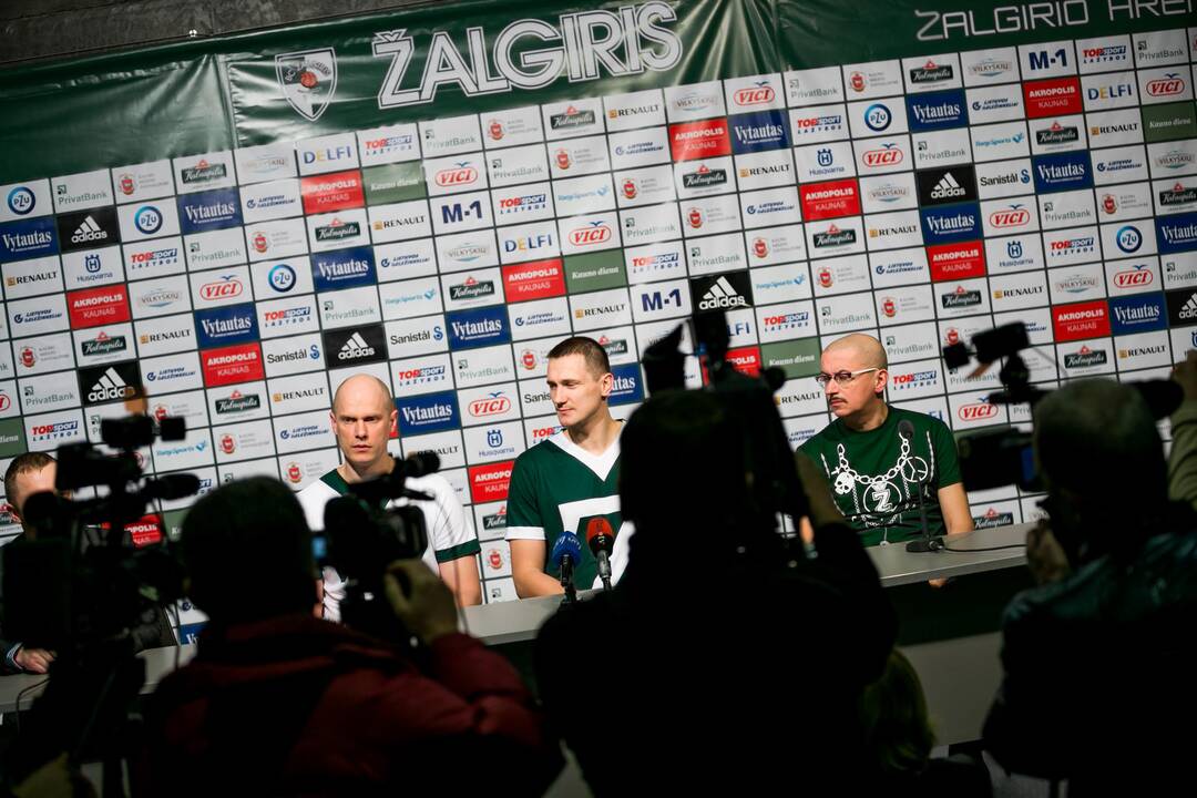 „Žalgirio“ treniruotė prieš susitikimą su Maskvos CSKA