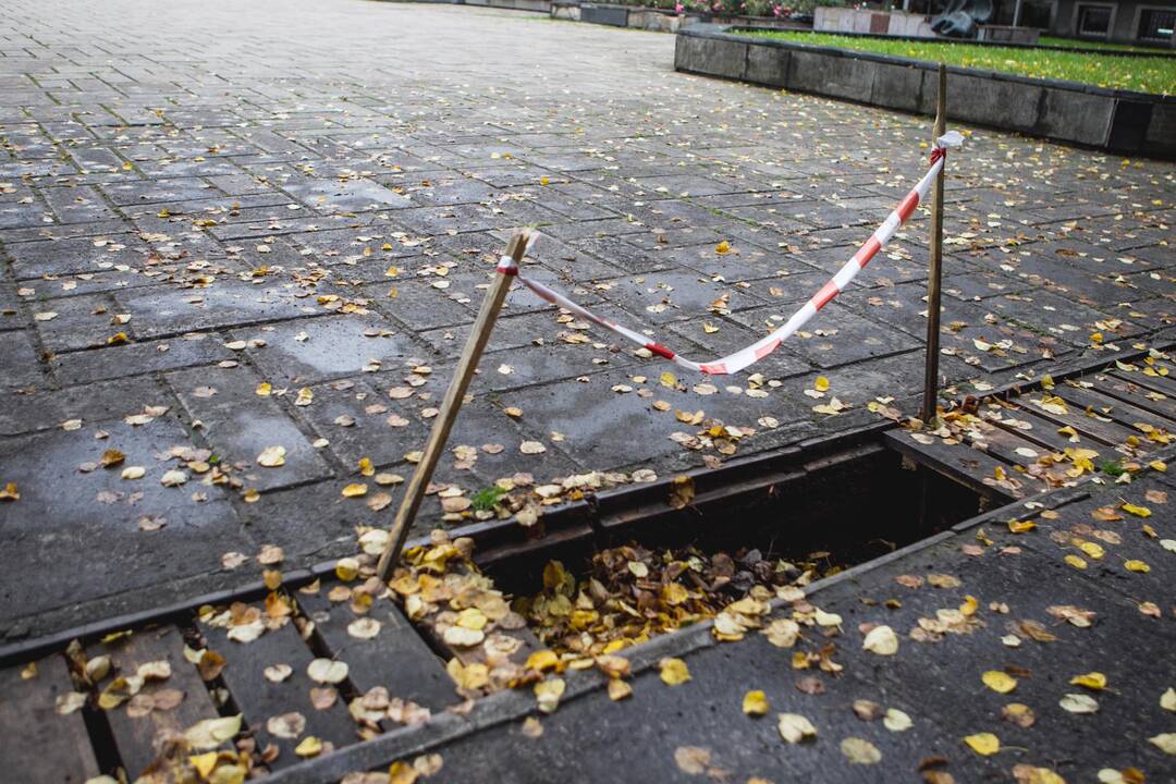 Vandens surinkimo grotelės prie Soboro