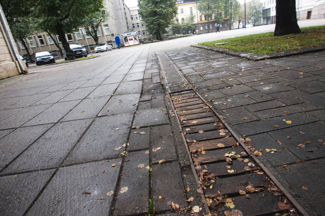 Vandens surinkimo grotelės prie Soboro