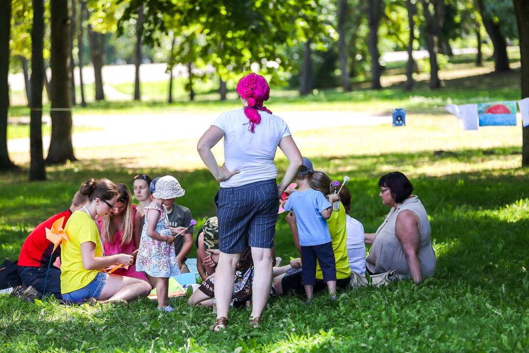 Šeimų piknikas Kauno santakoje