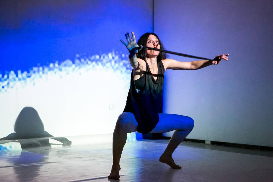 Menininkų iš Prancūzijos performansas „Apnėja“
