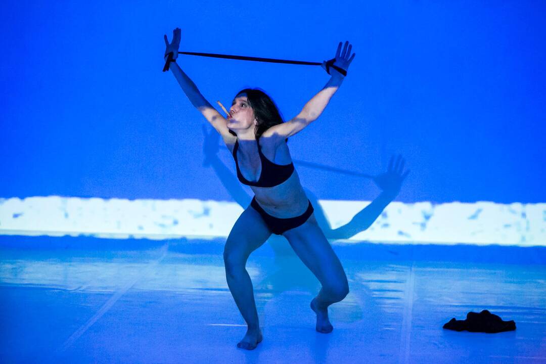 Menininkų iš Prancūzijos performansas „Apnėja“