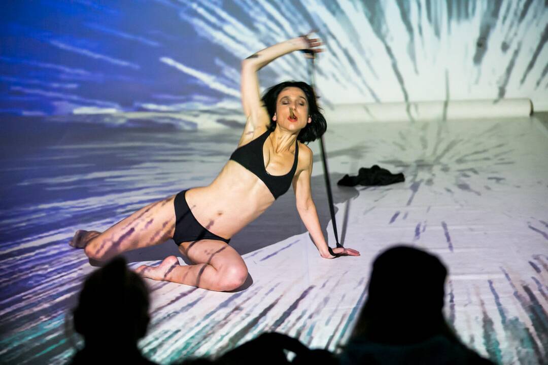 Menininkų iš Prancūzijos performansas „Apnėja“