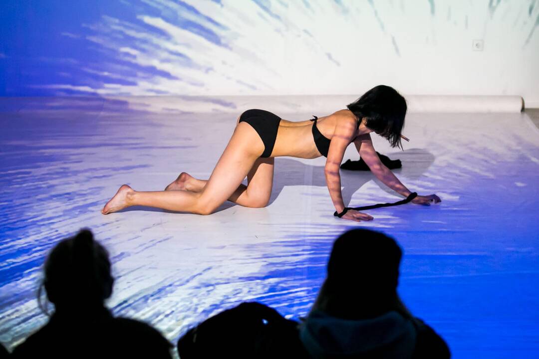 Menininkų iš Prancūzijos performansas „Apnėja“