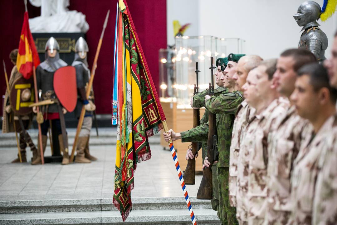 Lietuvos karių sutikimo ceremonija