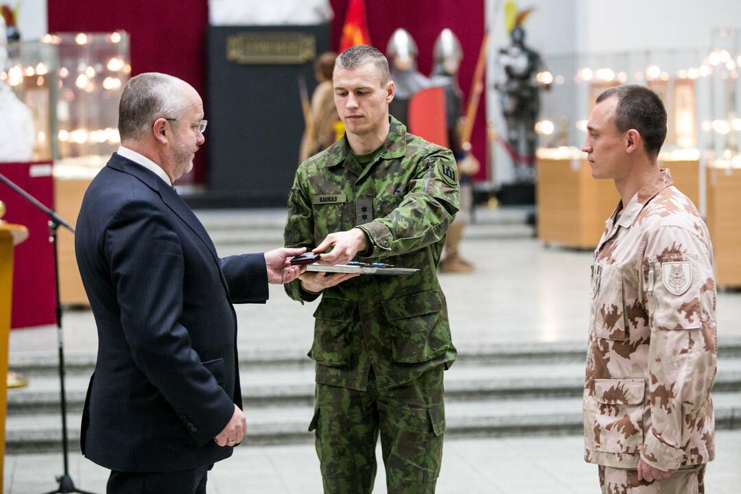 Lietuvos karių sutikimo ceremonija