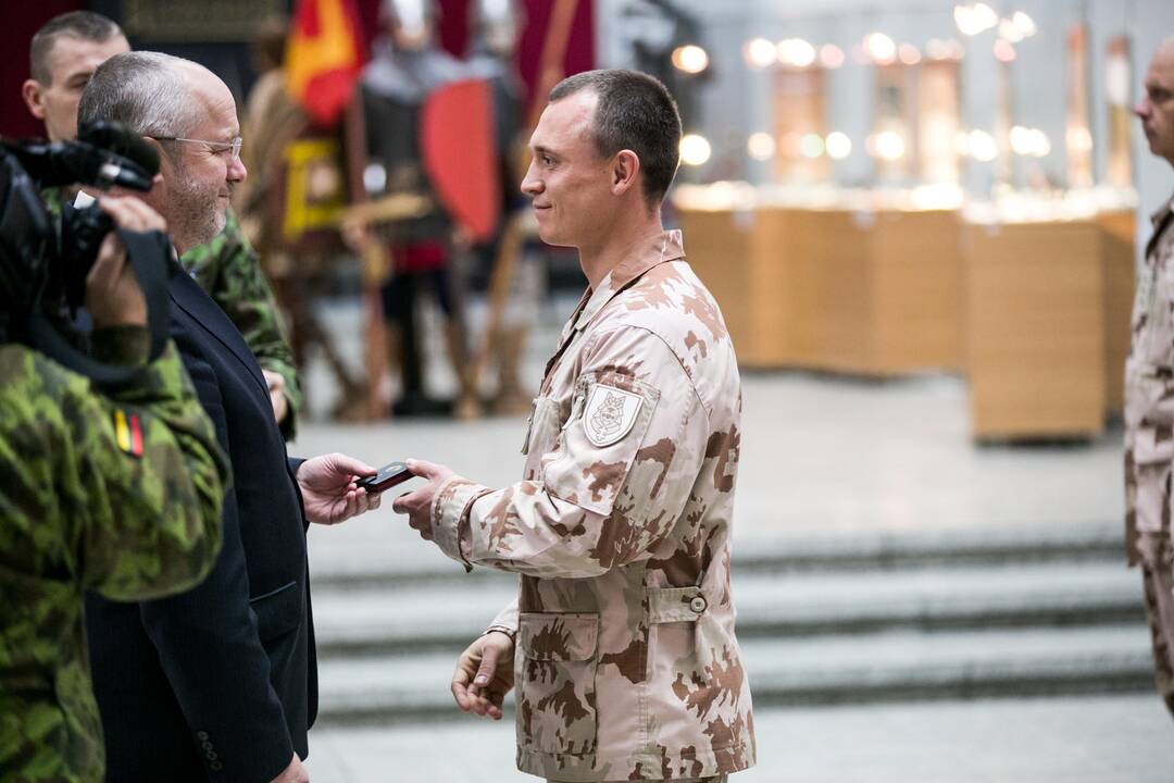 Lietuvos karių sutikimo ceremonija