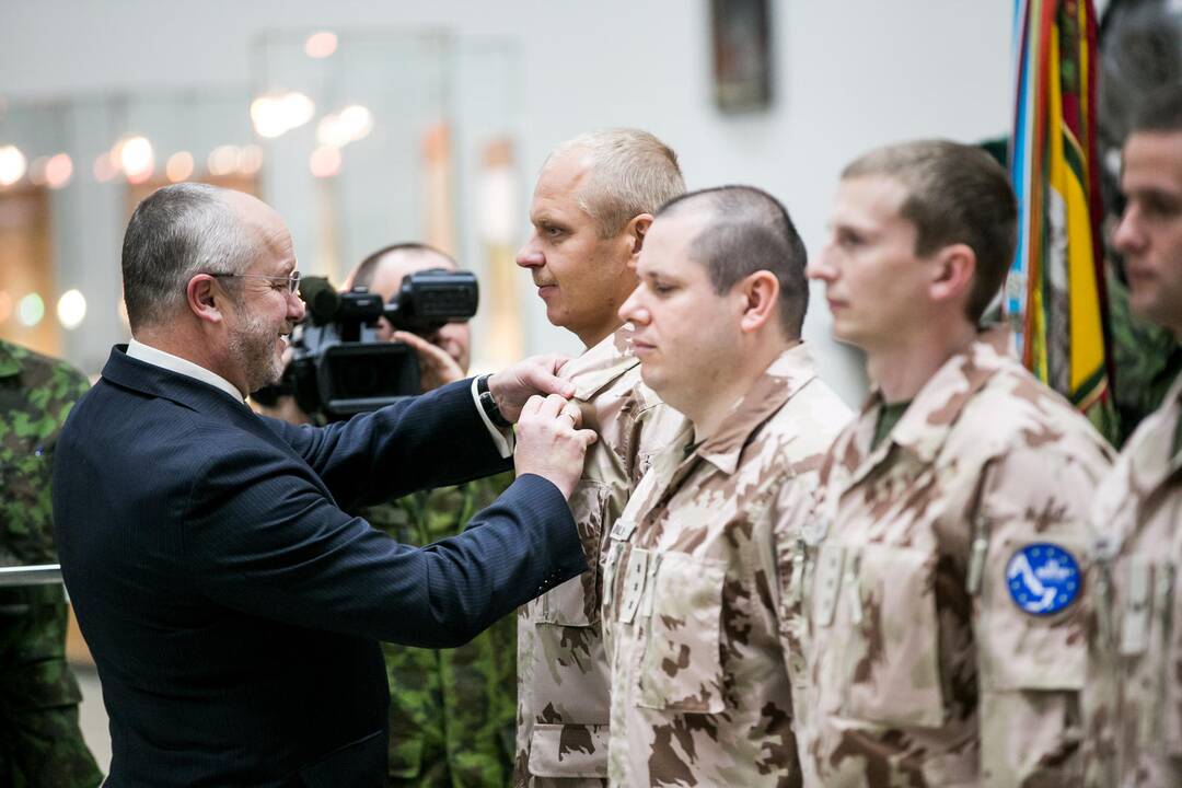 Lietuvos karių sutikimo ceremonija