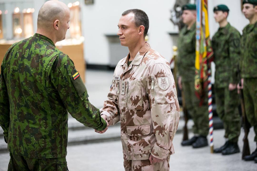 Lietuvos karių sutikimo ceremonija