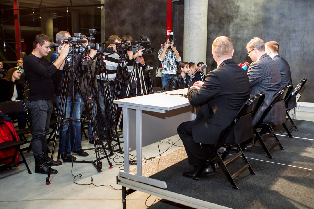 Spaudos konferencija "Žalgirio" arenoje