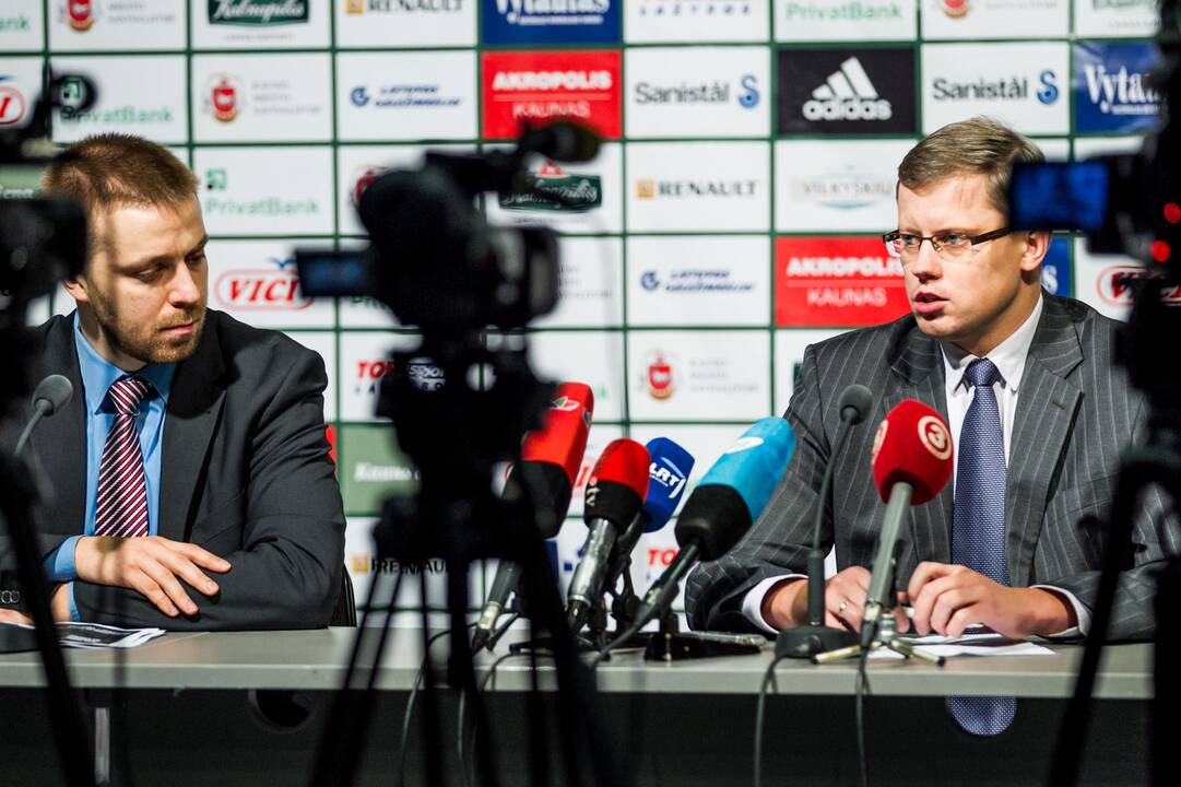 Spaudos konferencija "Žalgirio" arenoje