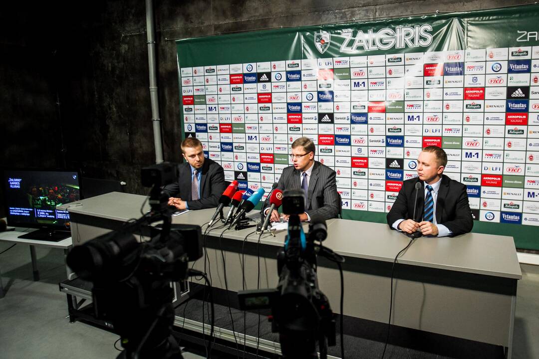 Spaudos konferencija "Žalgirio" arenoje