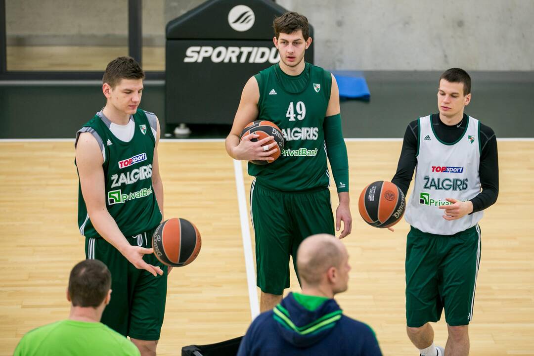„Žalgirio“ treniruotė prieš susitikimą su Stambulo „Galatasaray“