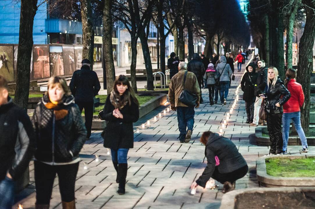 Kauną nušvietė dvyliktoji "Sielų upė"