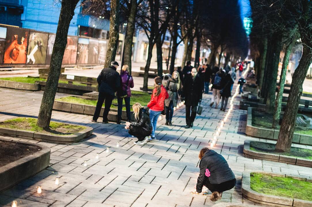 Kauną nušvietė dvyliktoji "Sielų upė"