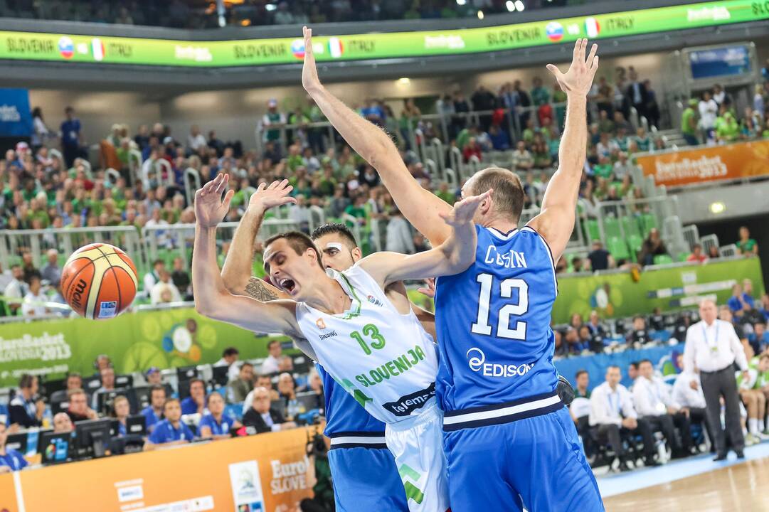 „Eurobasket“: Slovėnija - Italija