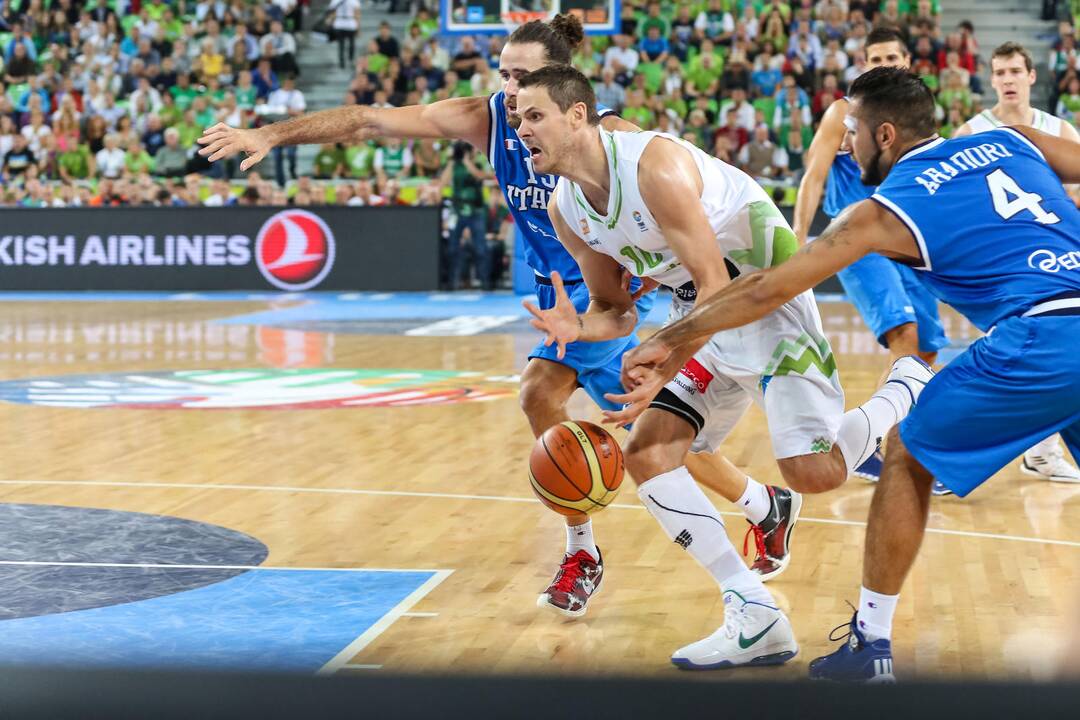 „Eurobasket“: Slovėnija - Italija