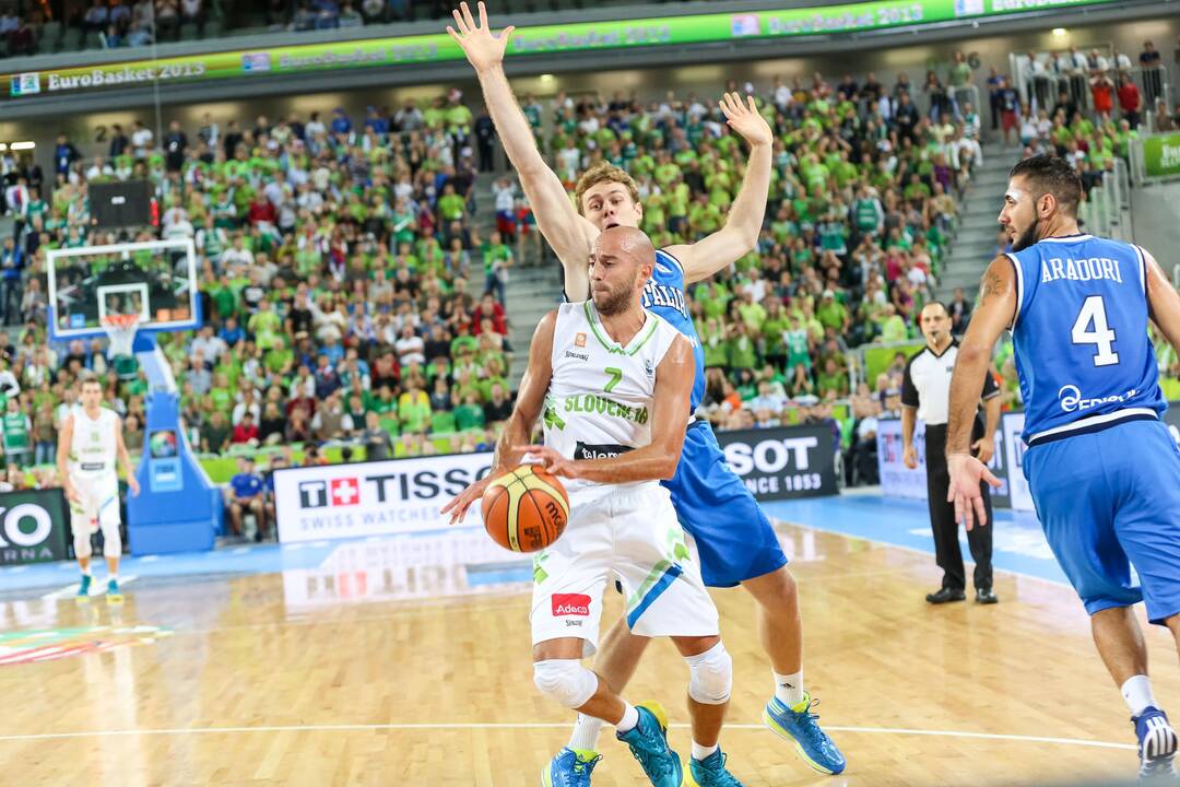 „Eurobasket“: Slovėnija - Italija
