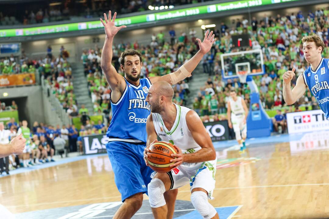 „Eurobasket“: Slovėnija - Italija