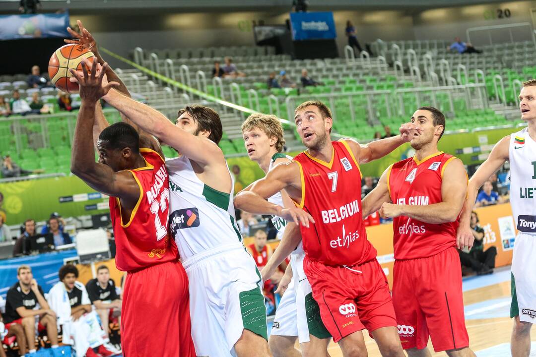 „Eurobasket“: Lietuva - Belgija
