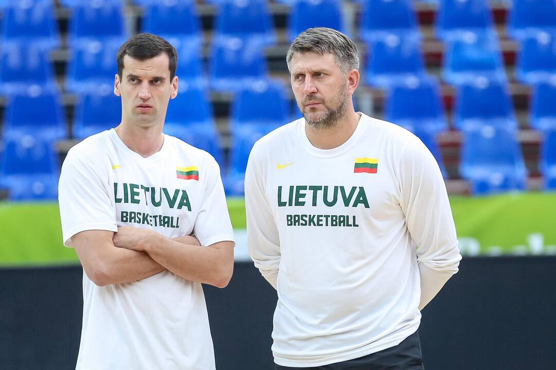 Lietuvos rinktinės treniruotė