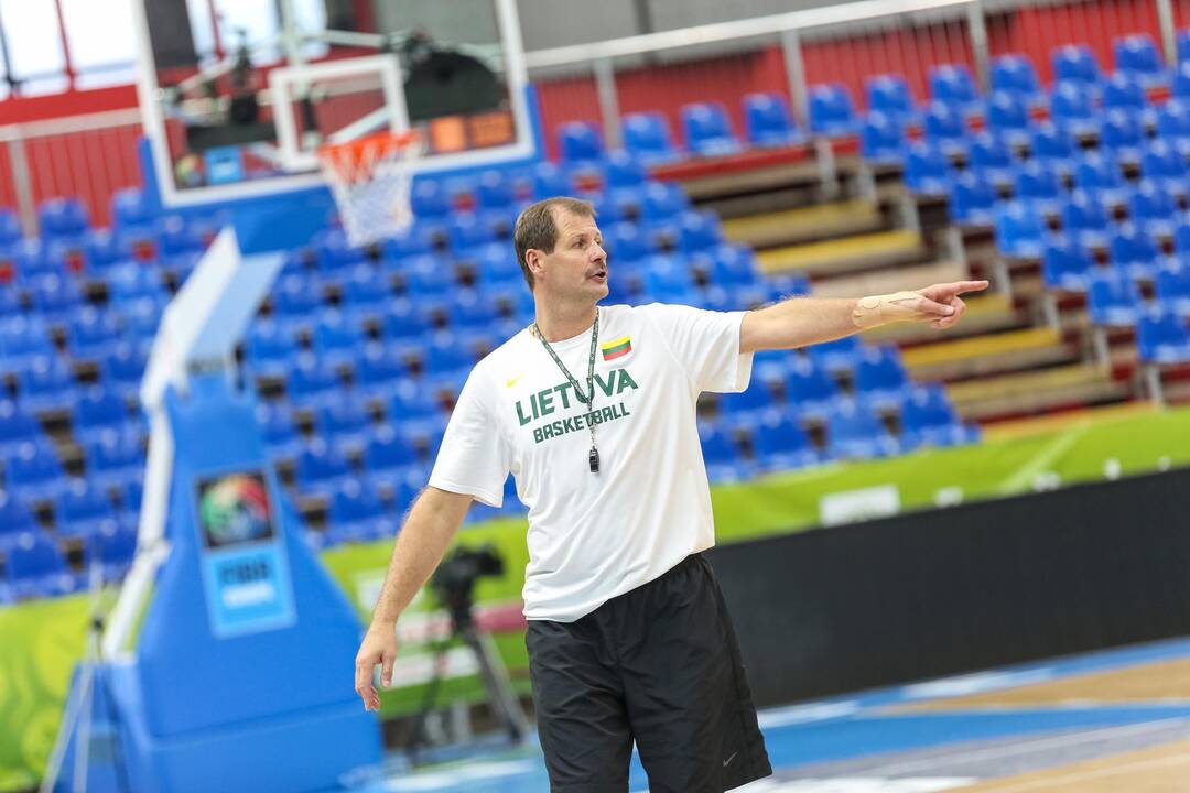 Lietuvos rinktinės treniruotė
