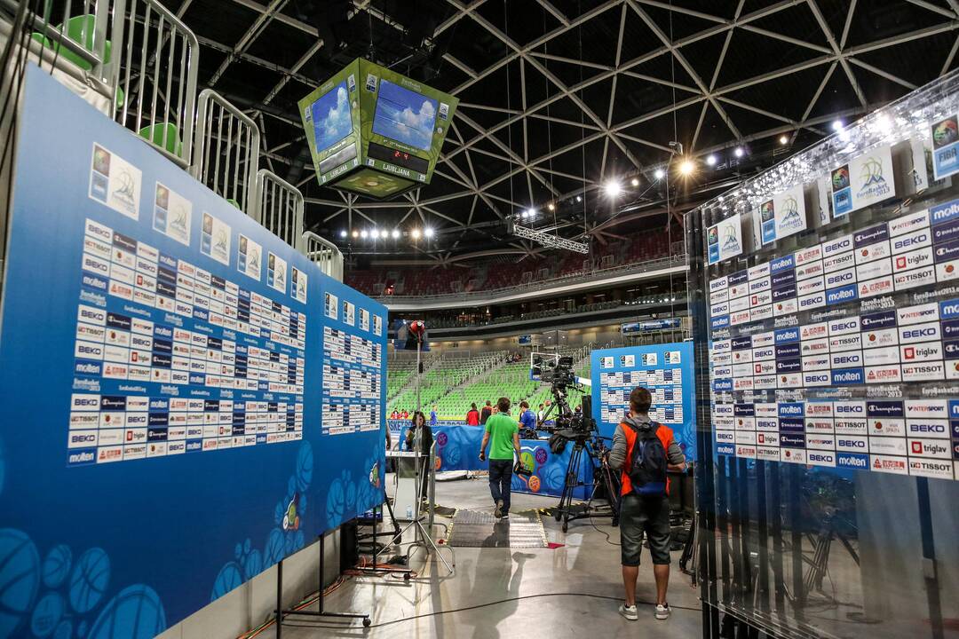 "Eurobasket" persikelia į "Stožicės" areną Liublijanoje