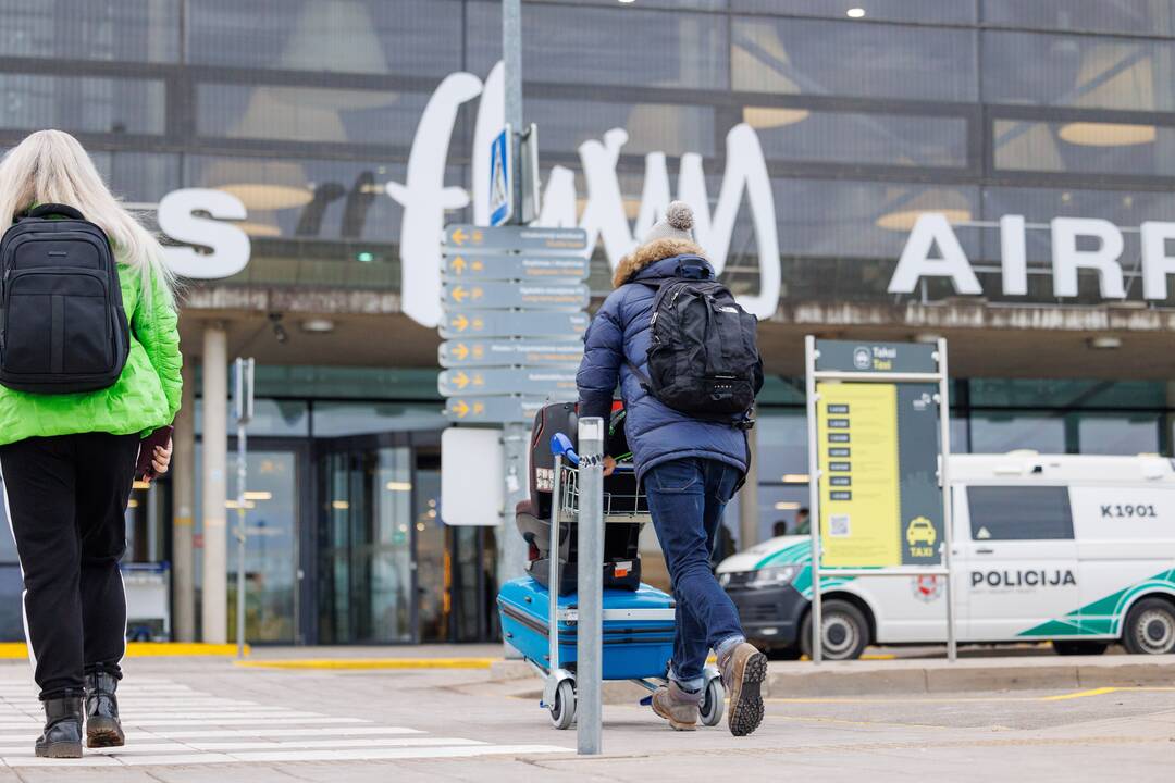 Pranešta apie bombas Vilniaus ir Kauno oro uostuose