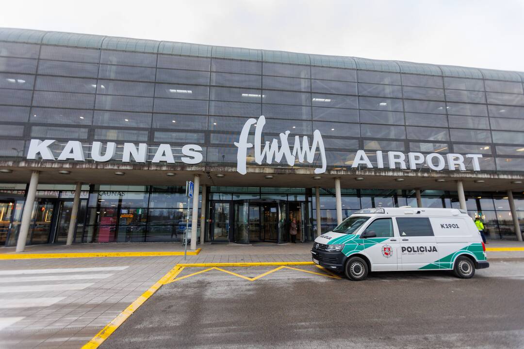 Pranešta apie bombas Vilniaus ir Kauno oro uostuose