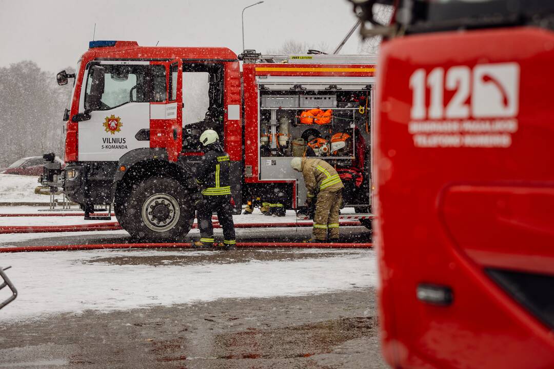 Trakuose – kavinės „Senkelio karčiama“ gaisras