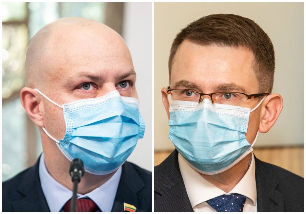 Aurelijus Veryga (kairėje), Arūnas Dulkys (dešinėje)