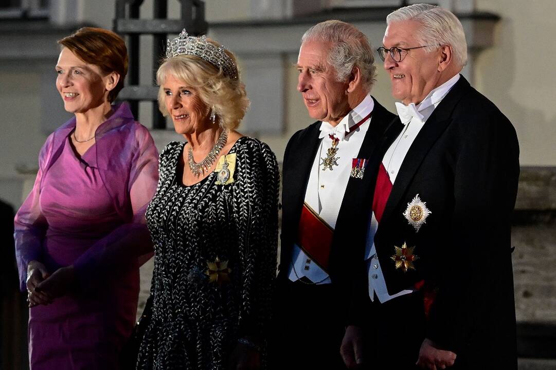 Karalius Charlesas III Berlyne: JK ir Vokietija palaiko Ukrainą prieš Rusijos agresiją