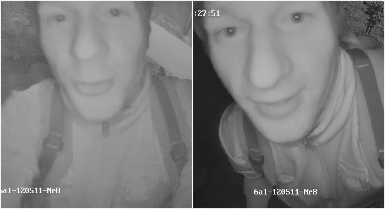 Prašo atpažinti vyrą, įtariamą vaizdo stebėjimo sistemos sugadinimu