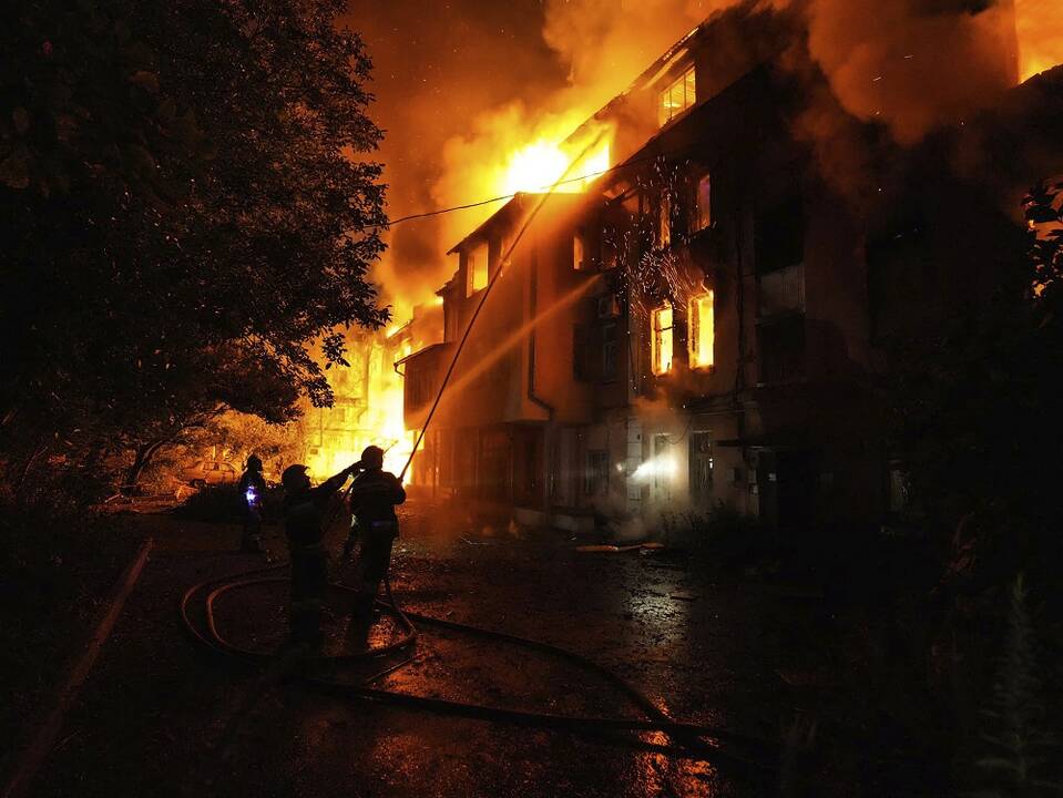 Pareigūnai: per Rusijos smūgius Rytų Ukrainoje žuvo trys žmonės