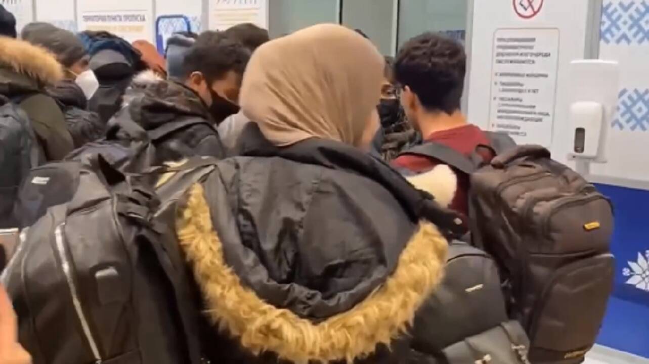 Iš Minsko išskrido migrantus gabenantis Irako lėktuvas