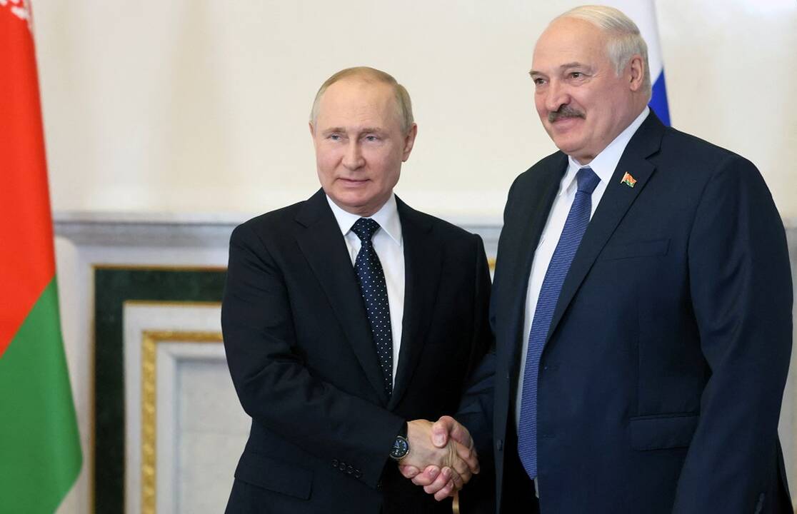 Aliaksandras Lukašenka ir Vladimiras Putinas