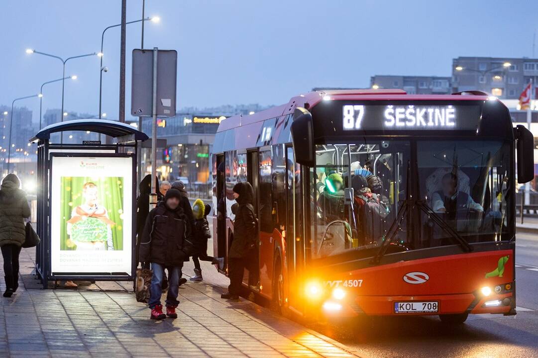 Vilniuje ukrainiečiai kitąmet toliau galės nemokamai keliauti viešuoju transportu