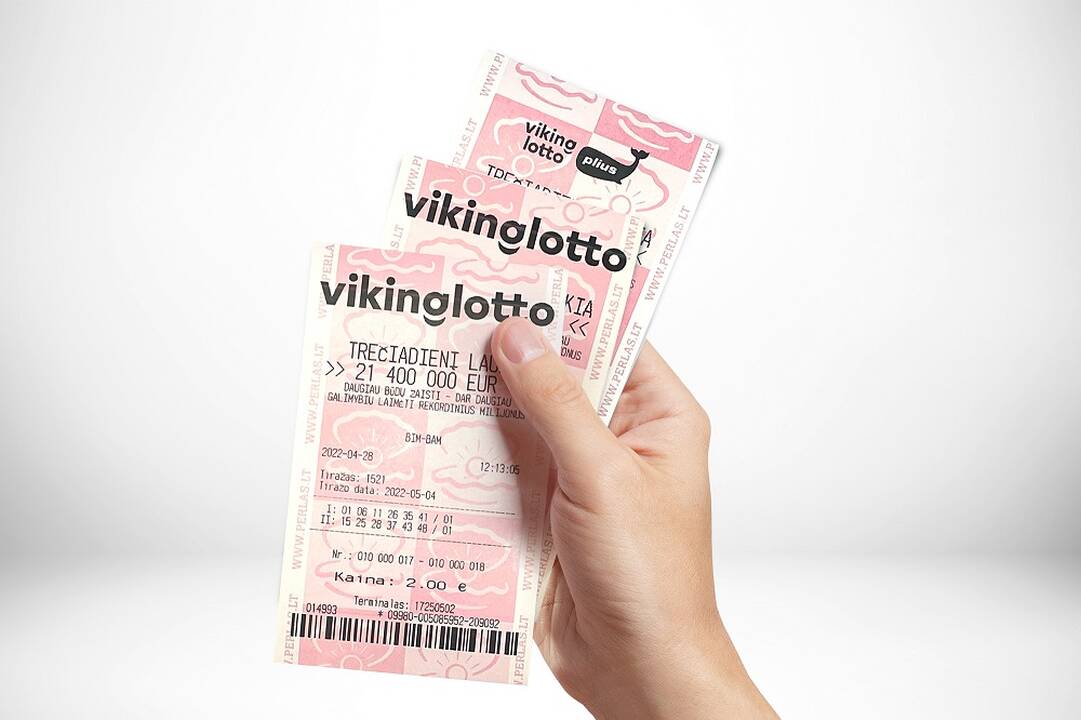 Žaidėjų sindikatu grupė „Vikinglotto“ loterijoje pasidalino daugiau nei 20 tūkst. eurų