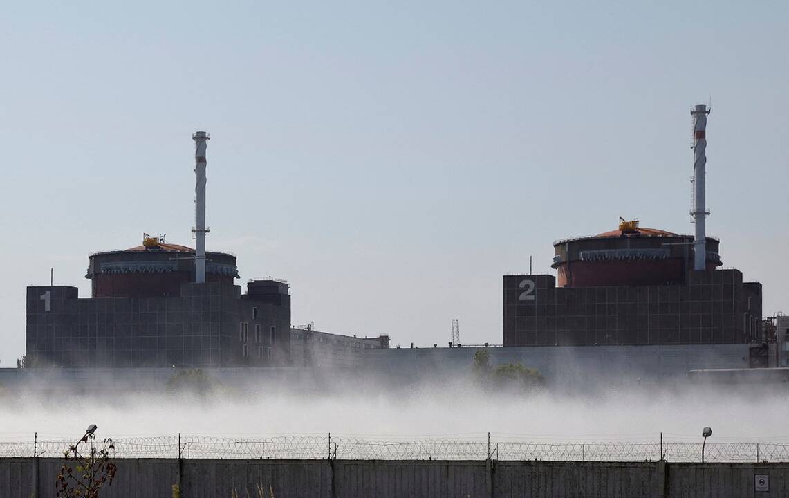 TATENA vadovas: vizito Ukrainos Zaporižios AE Enerhodaro apšaudymas nesustabdys