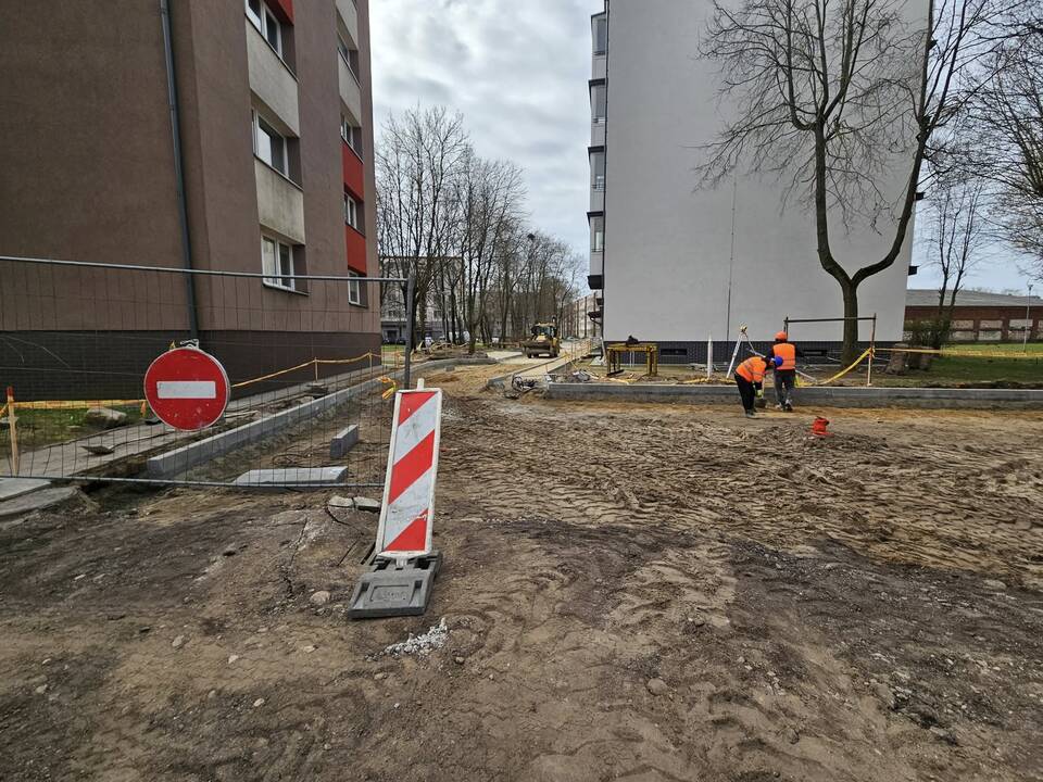 Klaipėdoje įrengiamos papildomos automobilių parkavimo vietos
